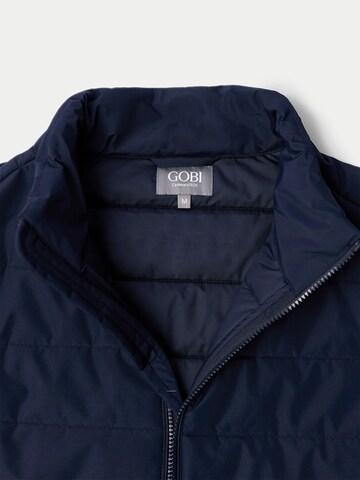 GOBI Cashmere Übergangsjacke 'Men's CashmereTECH Jacket'‌‌‌‌‌‌‌‌‌‌ in Blau