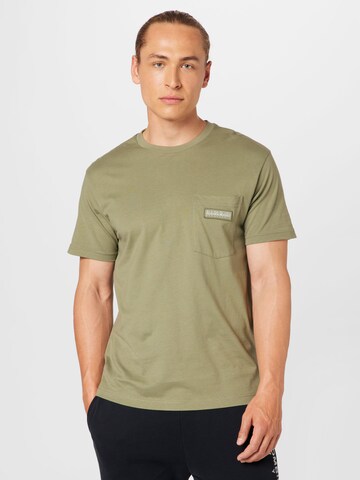 T-Shirt NAPAPIJRI en vert : devant