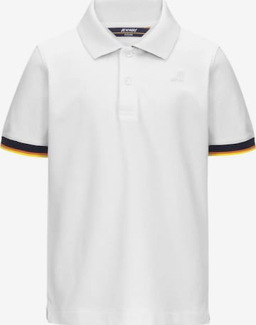 T-Shirt 'K-WAY KIDS P. VINCENT PIQUE POLO' K-Way en blanc : devant
