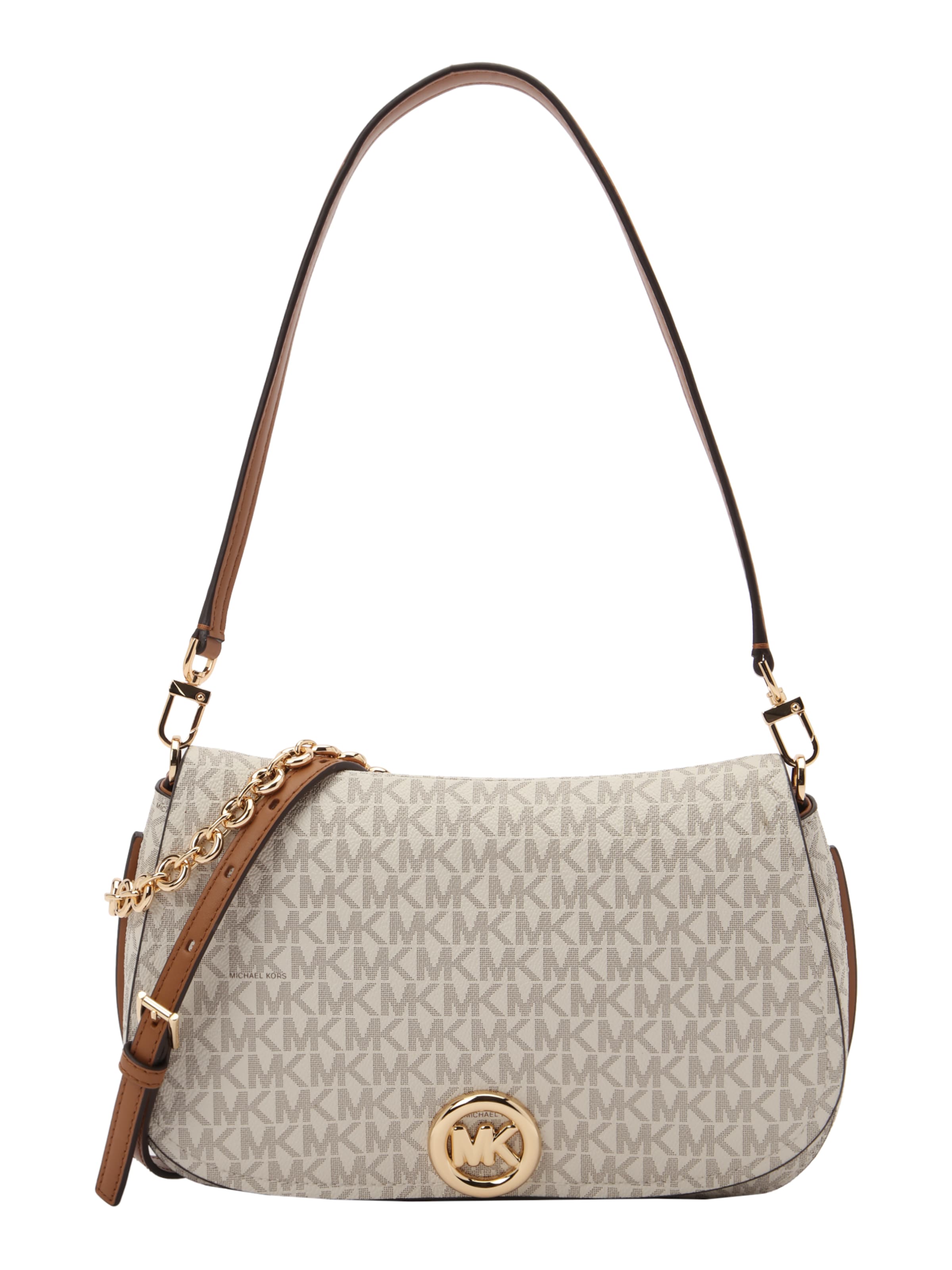 MICHAEL Michael Kors Наплечная сумка в Бежевый: спереди