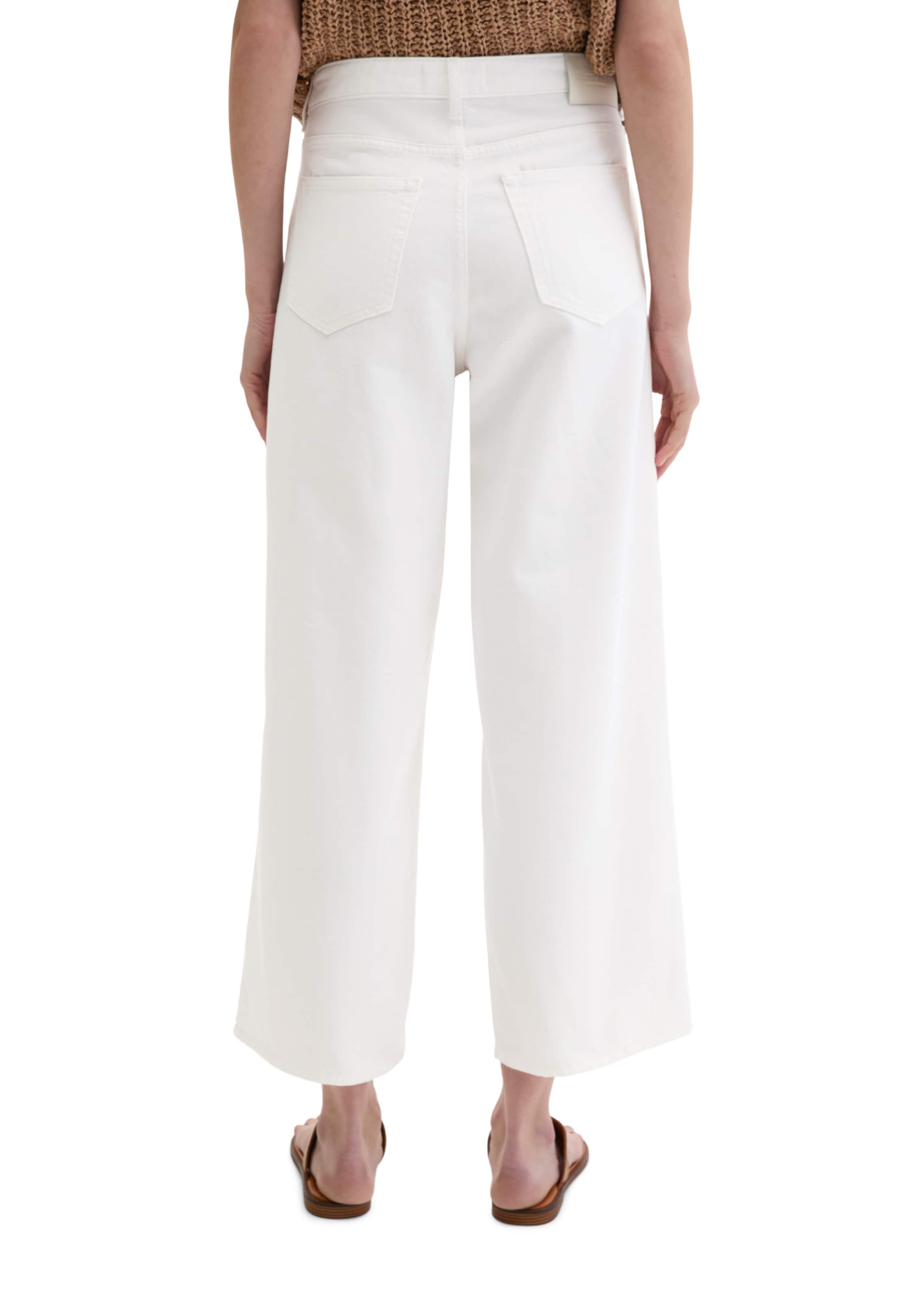 Marc O'Polo Wide leg Jeans 'Tolva' in Wit