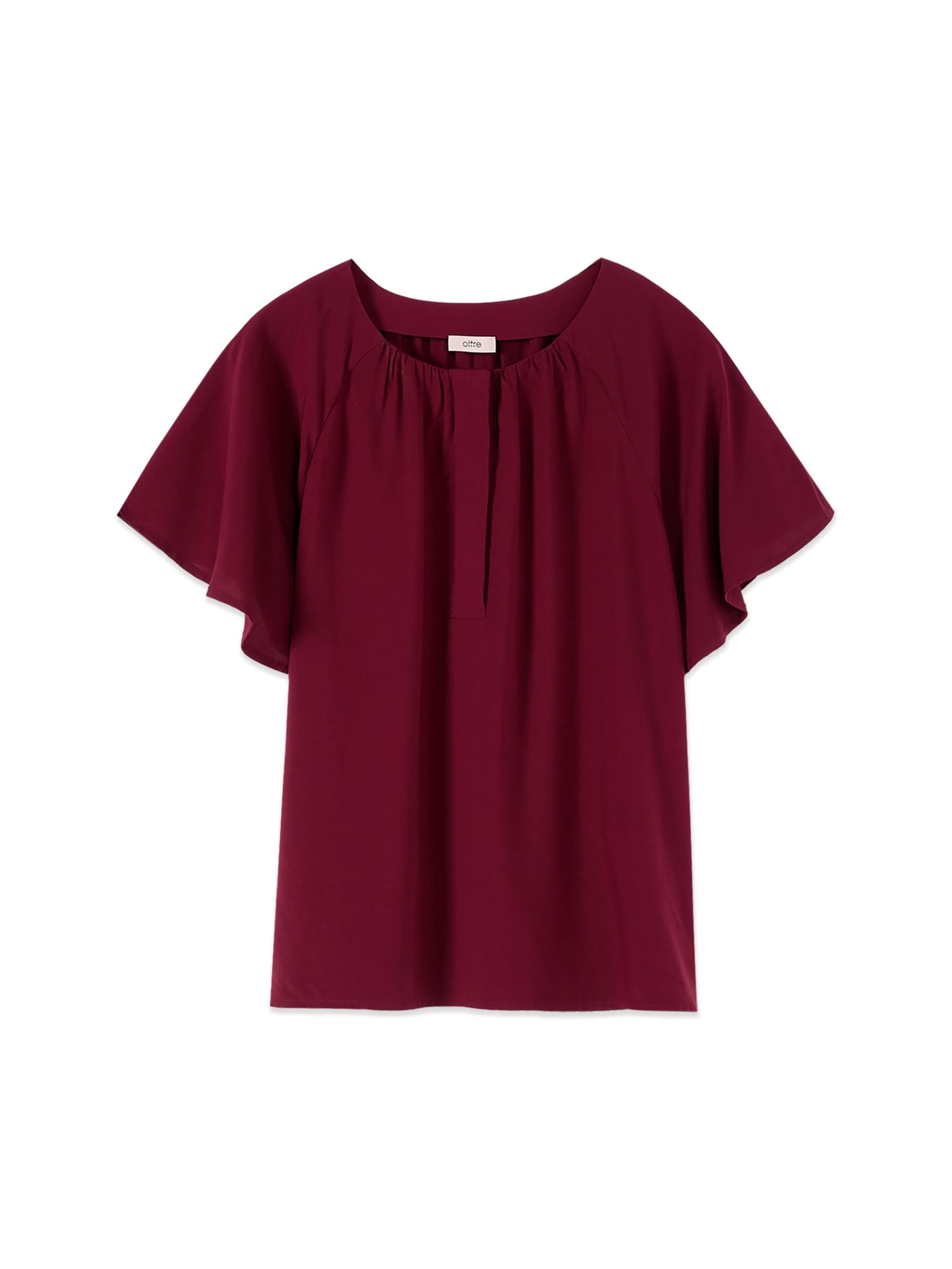 Camicia da donna di oltre in rosso: frontale