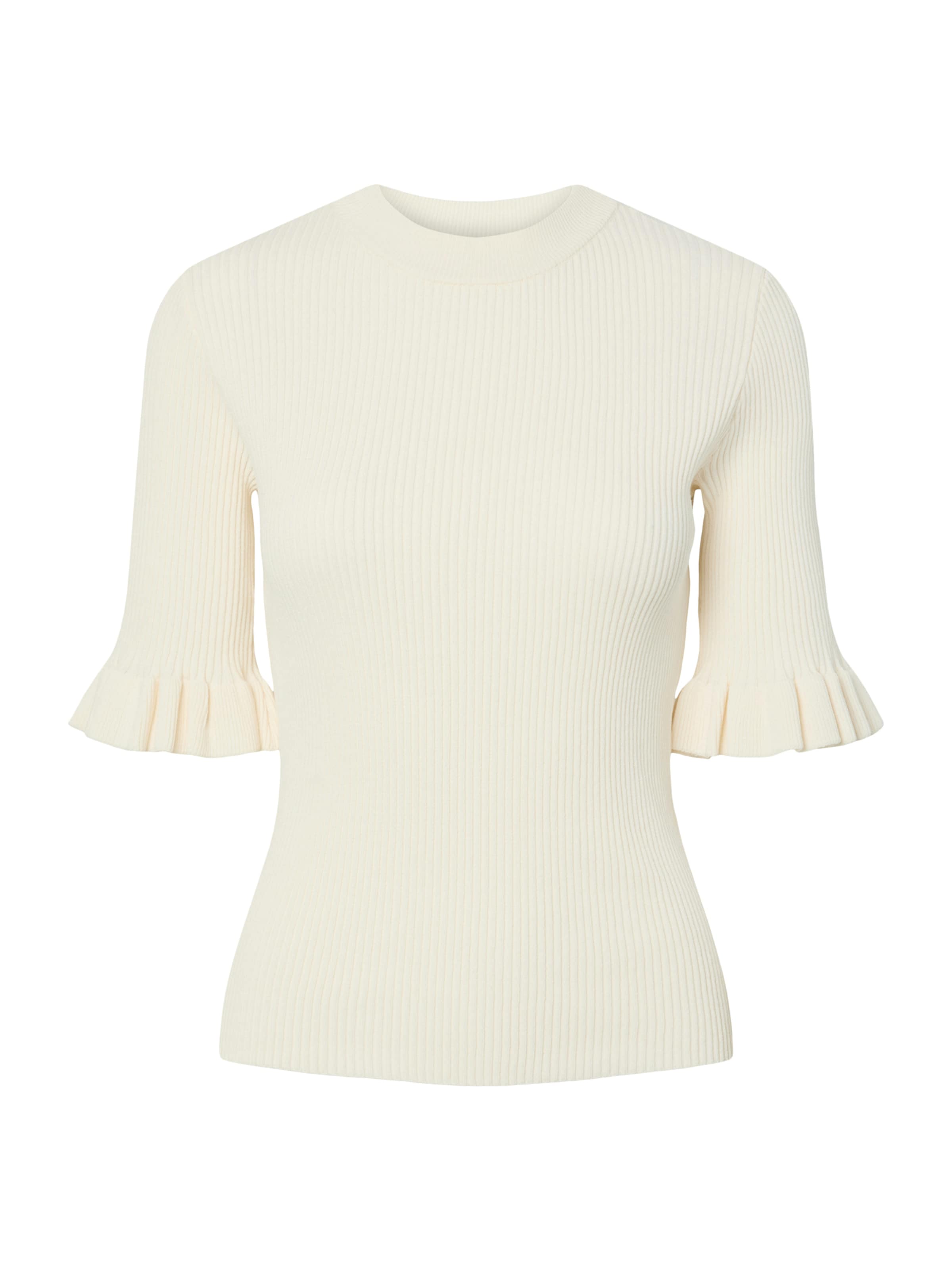 YAS Свитер 'YASMIKLA' в Бежевый: спереди