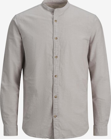 JACK & JONES Button Up Shirt 'Summer' in Grey: front