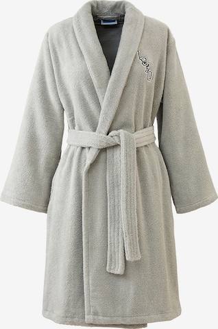 KENZO Long Bathrobe 'KVTIGER' in Grey: front