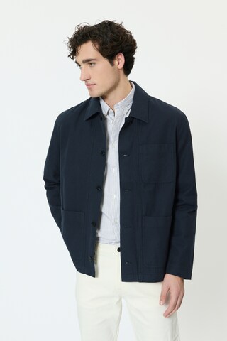 Matinique Jacke 'MAcombs' in Blau: Vorderseite