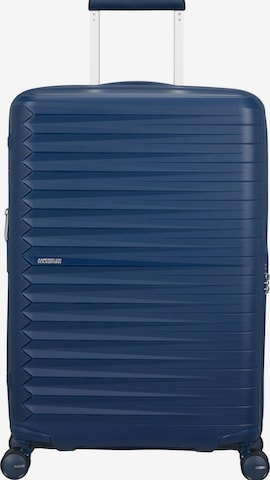 American Tourister Trolley in Blauw: voorkant