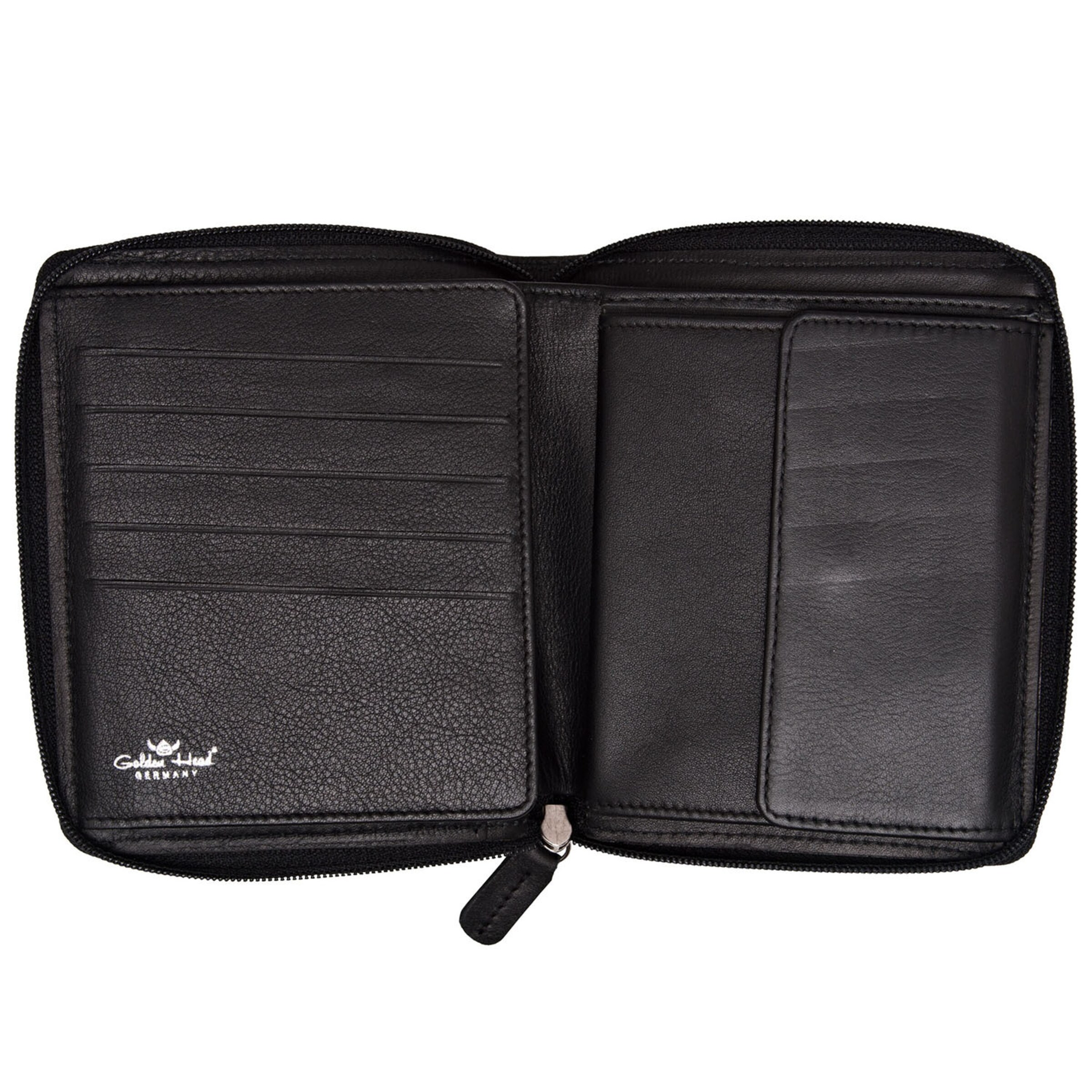 Portamonete 'Polo' di GOLDEN HEAD in nero