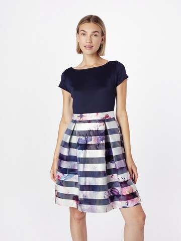 Robe SWING en bleu : devant