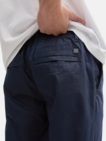 Regular Pantalon chino TOM TAILOR en bleu
