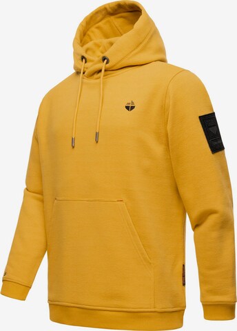 STONE HARBOUR Sweatshirt 'Bodo Shain' in Yellow