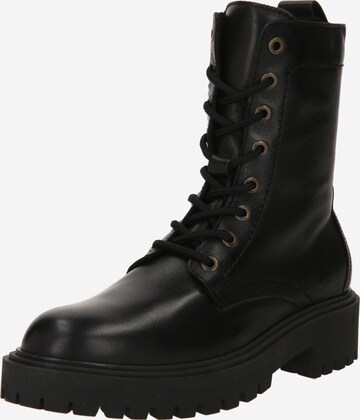 Marc O'Polo Lace-Up Ankle Boots 'Phia' in Black: front