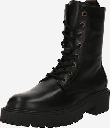 Marc O'Polo - Botines con cordones 'Phia' en negro: frente