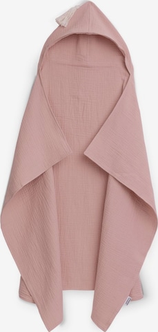 Räuberella Bathrobe 'Musselin Kapuzenhandtuch (75x100cm) Altrosa' in Pink: front