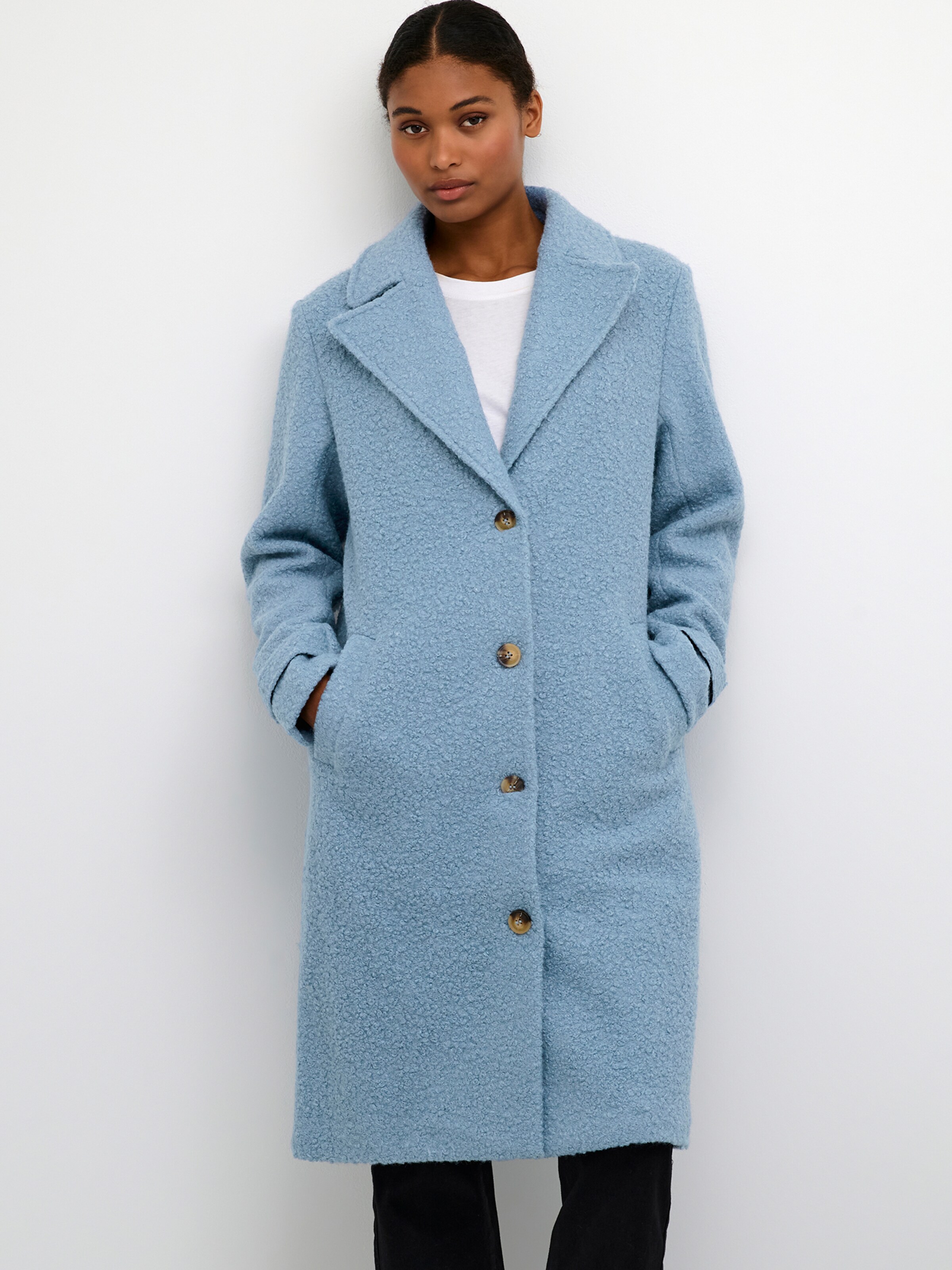 Manteau bleu clair sale