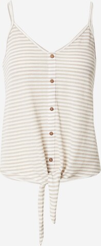 QS Top in Beige: voorkant