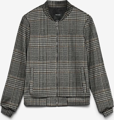 VERO MODA Übergangsjacke 'VMPIPER' in grau / schwarz / naturweiß, Produktansicht