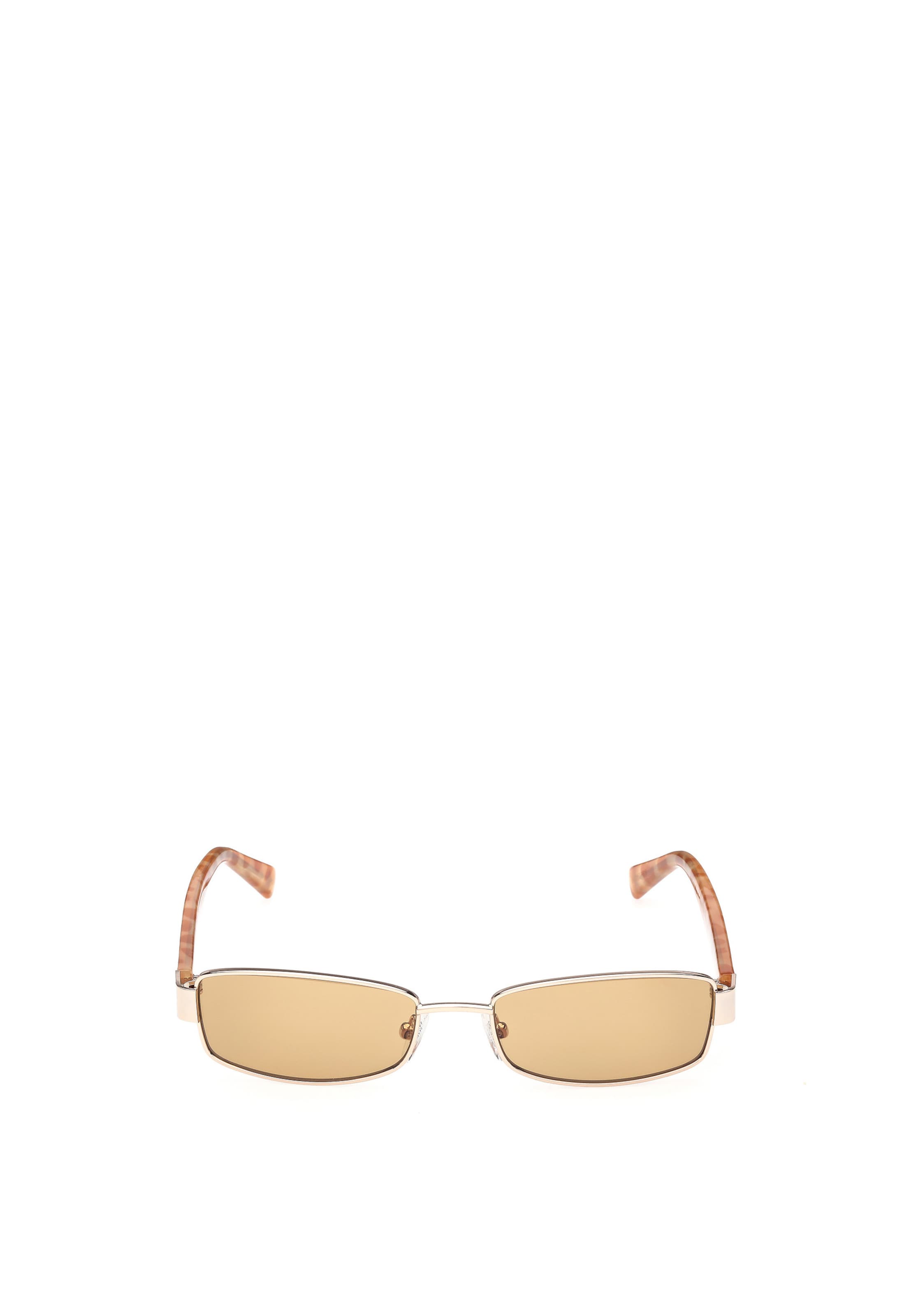GUESS Sunglasses in Gold: front