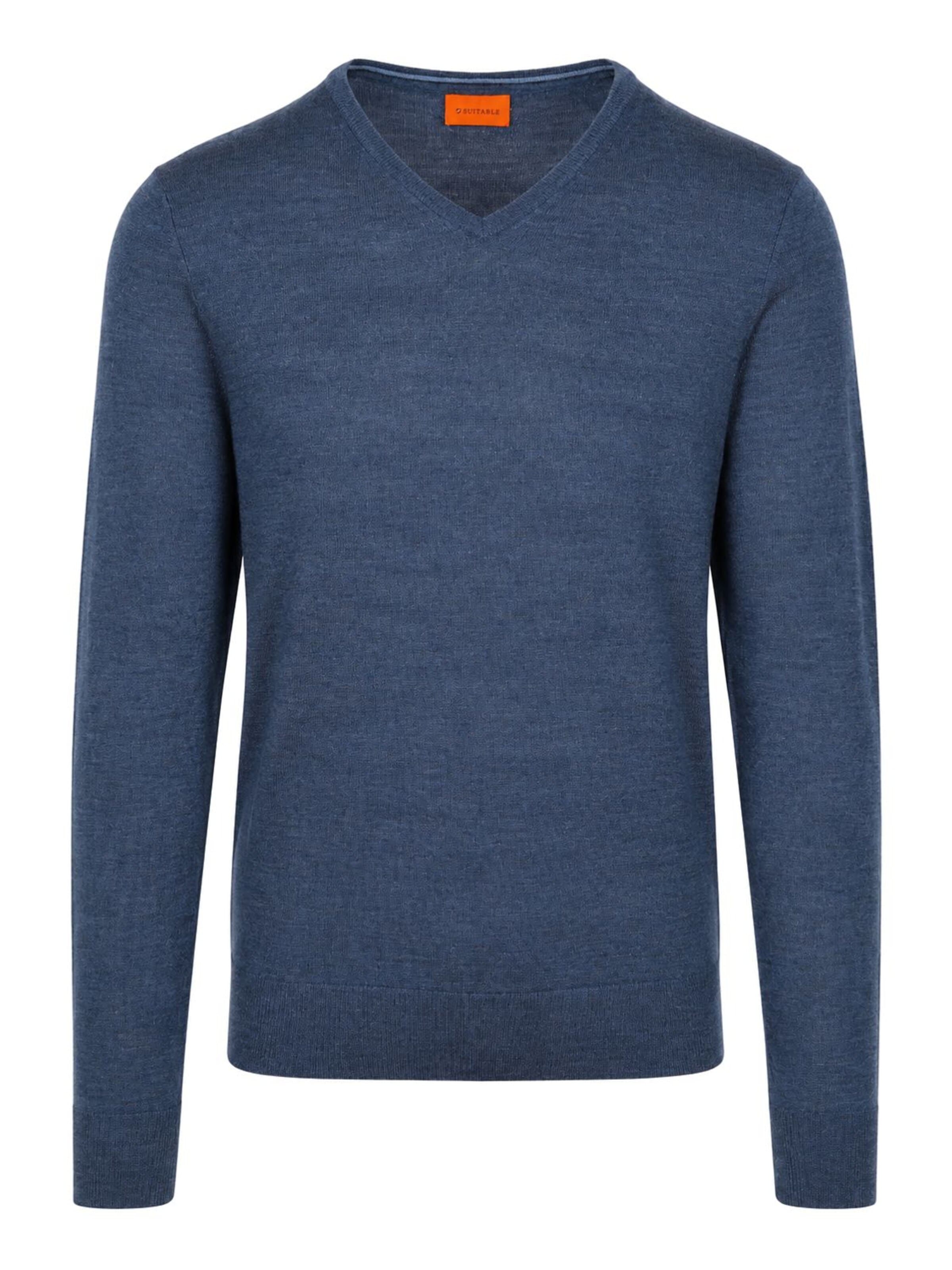 T-Shirt Suitable en bleu : devant