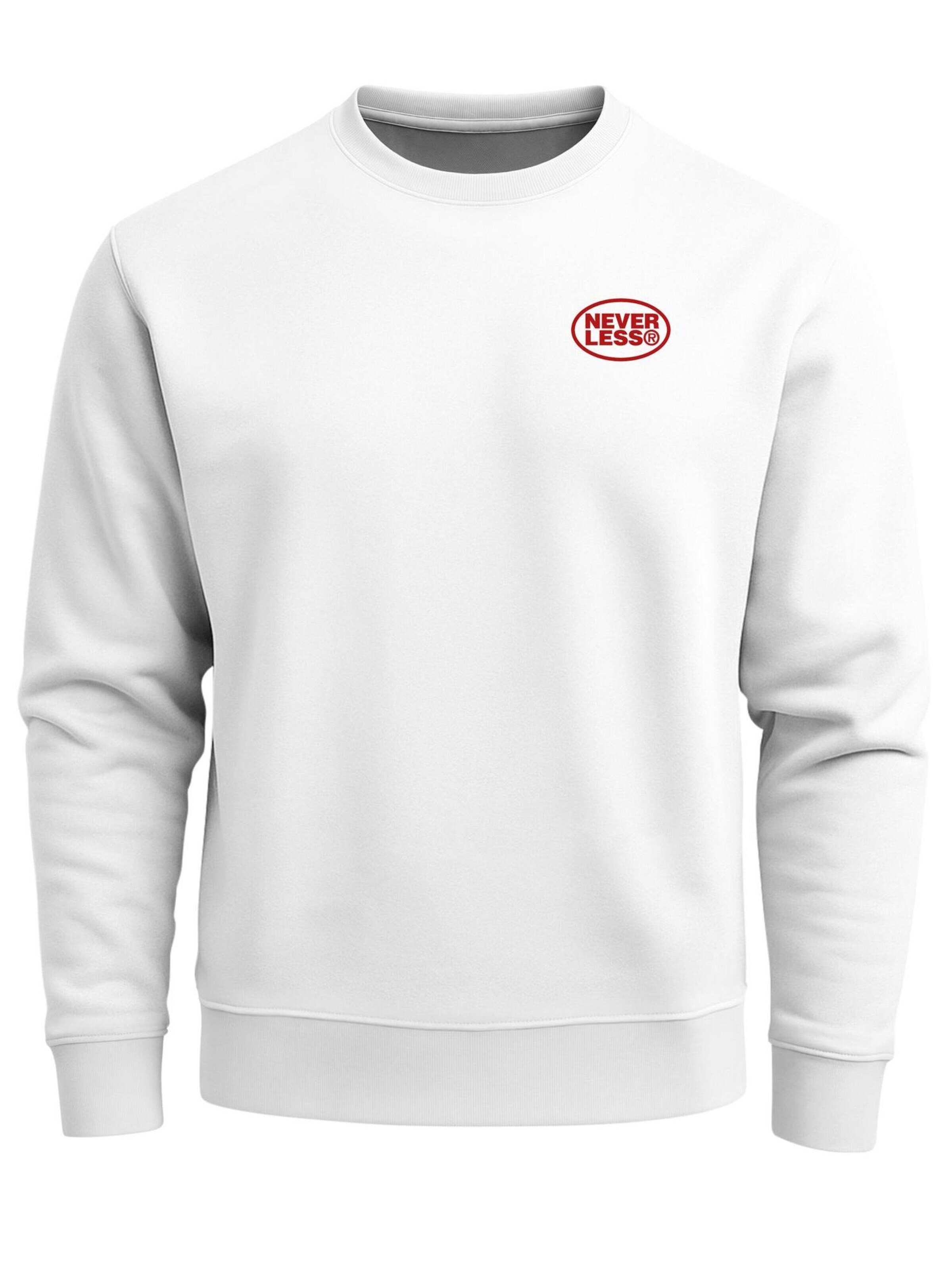 Neverless Sweatshirt 'Sweet Paraiso' in White: front