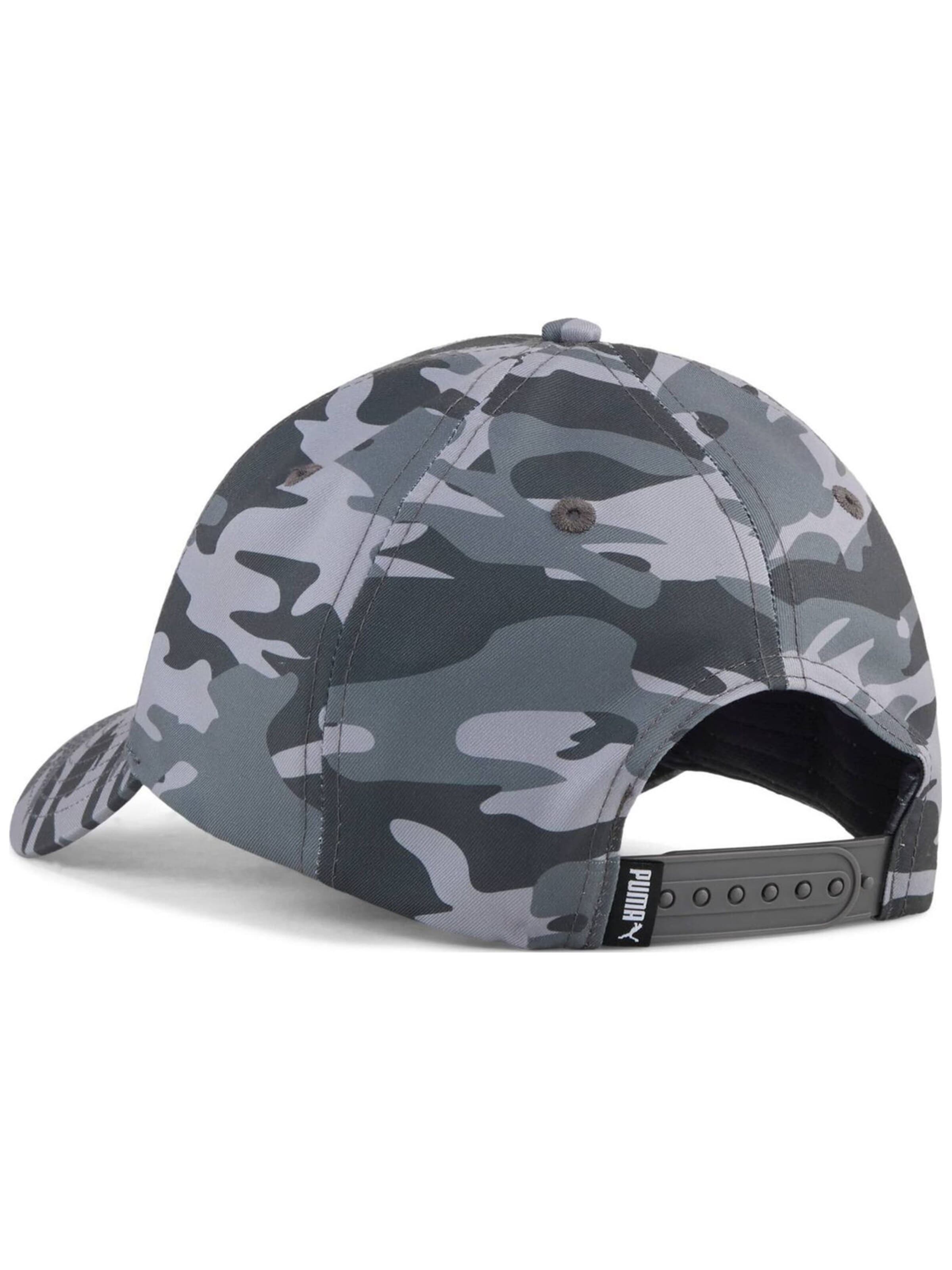PUMA Sportpet 'Puma Ess Elevated Aop Bb Cap' in Grijs