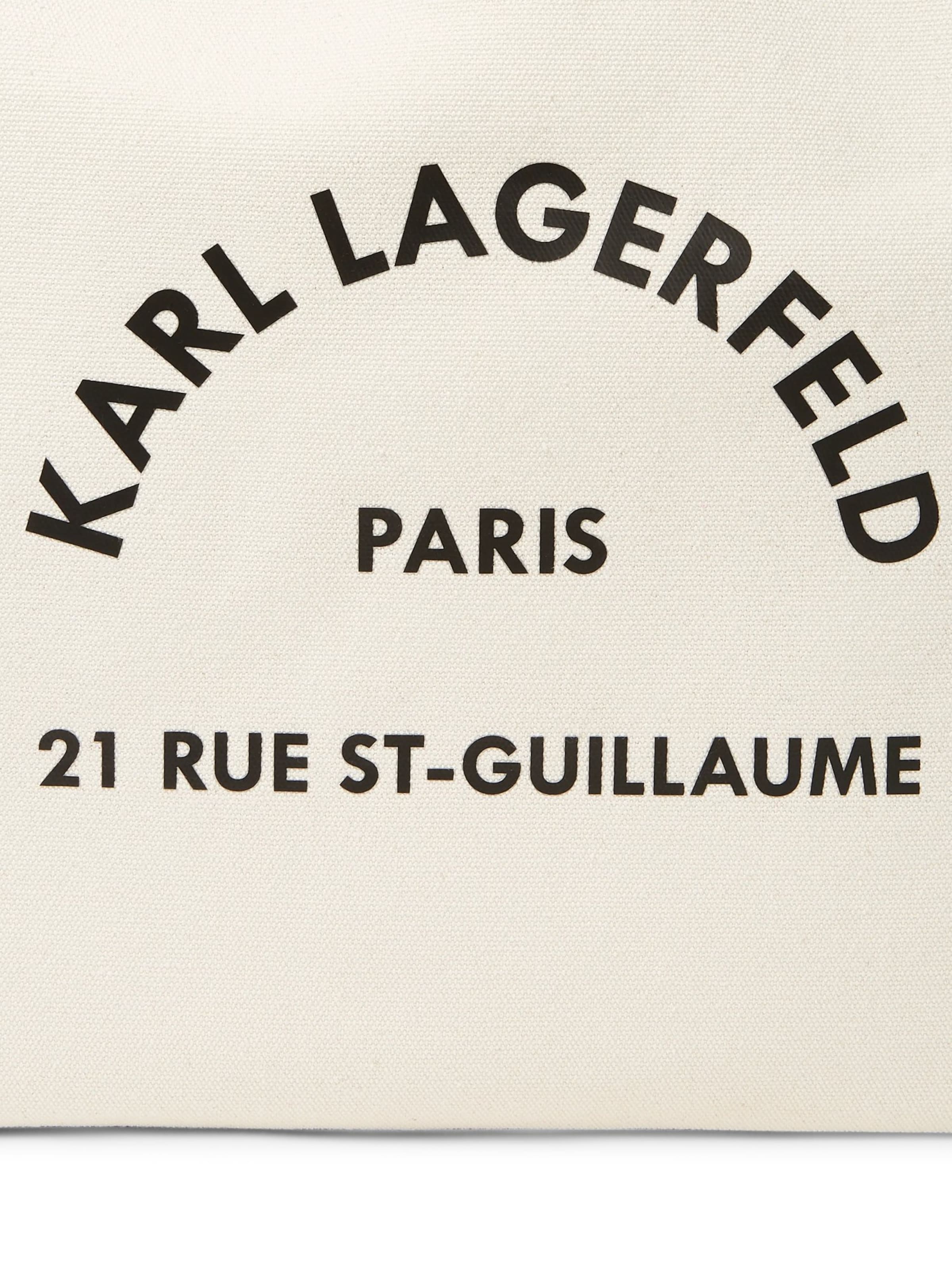 Karl Lagerfeld Shopper 'Rue St-Guillaume' in Wit