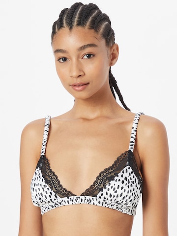 Hunkemöller Triangle Bra 'Sugar' in White: front