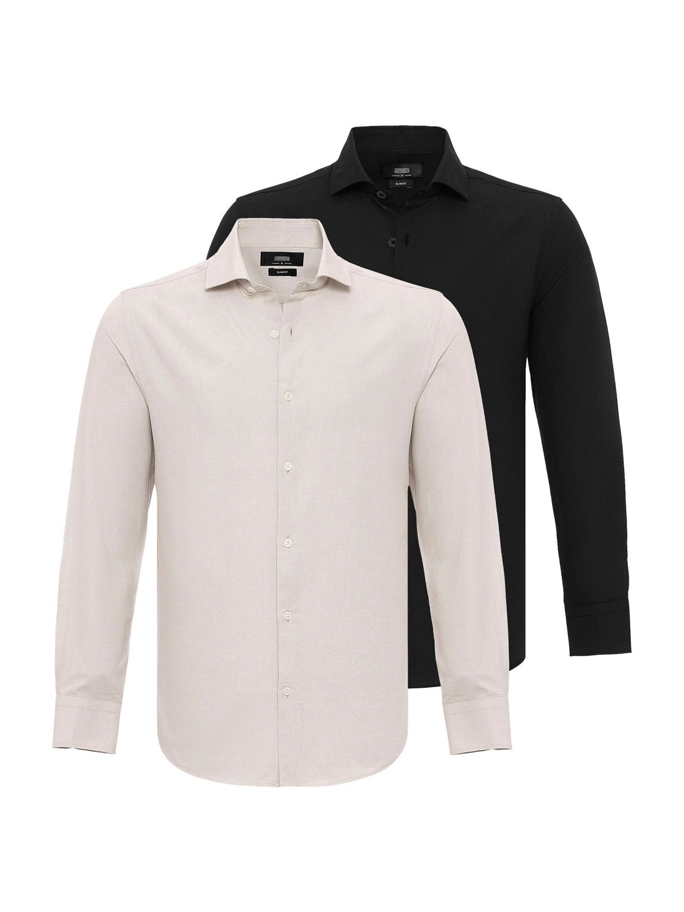 Antioch Рубашка в Серый: спереди