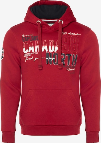 Sweat-shirt CARISMA en rouge : devant