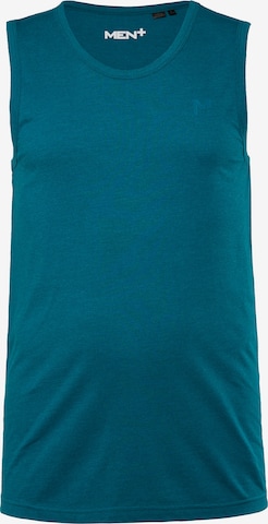 Men Plus Tank Top in Blau: Vorderseite