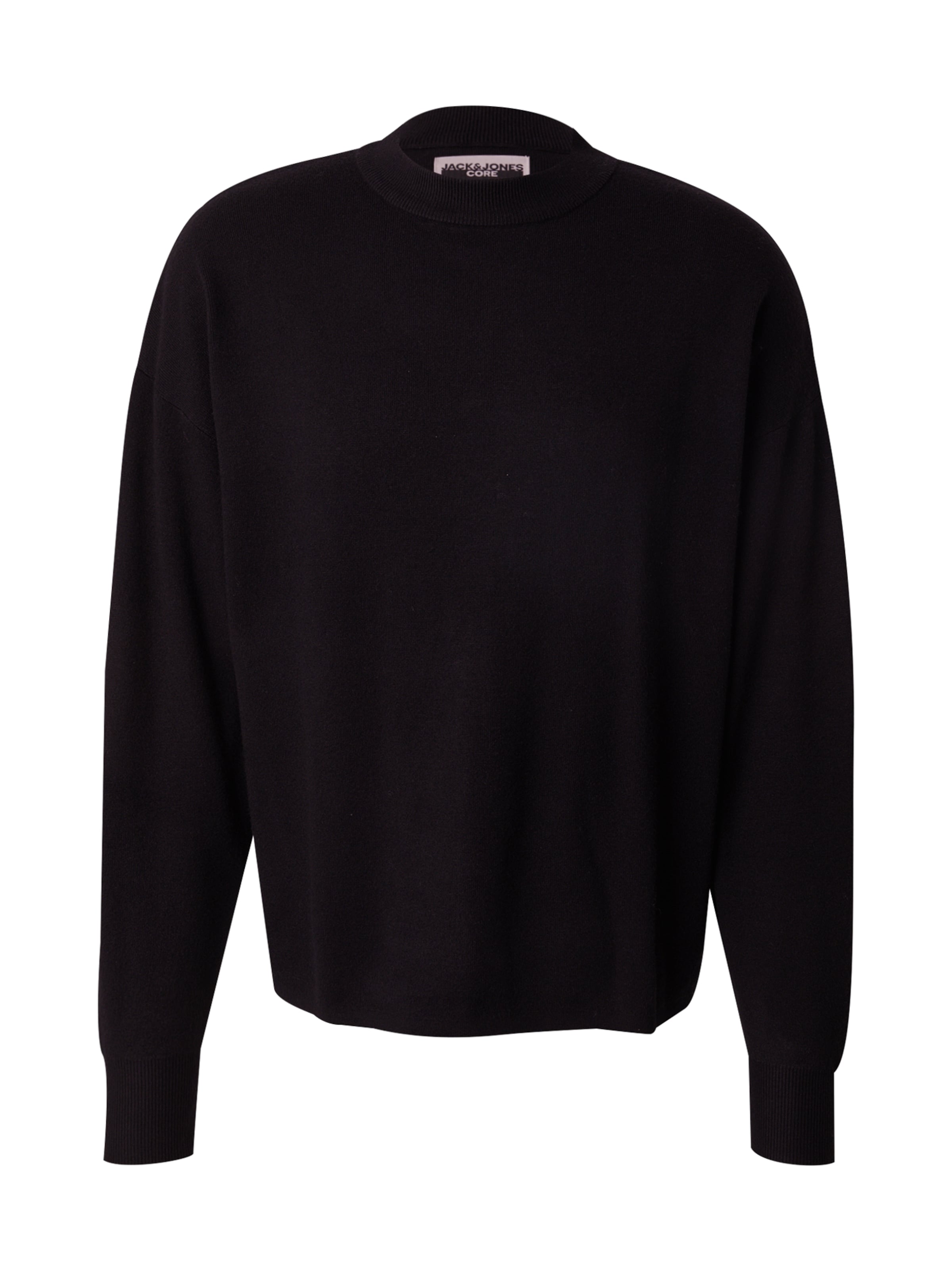 Pull-over 'JCORYKER' JACK & JONES en noir : devant