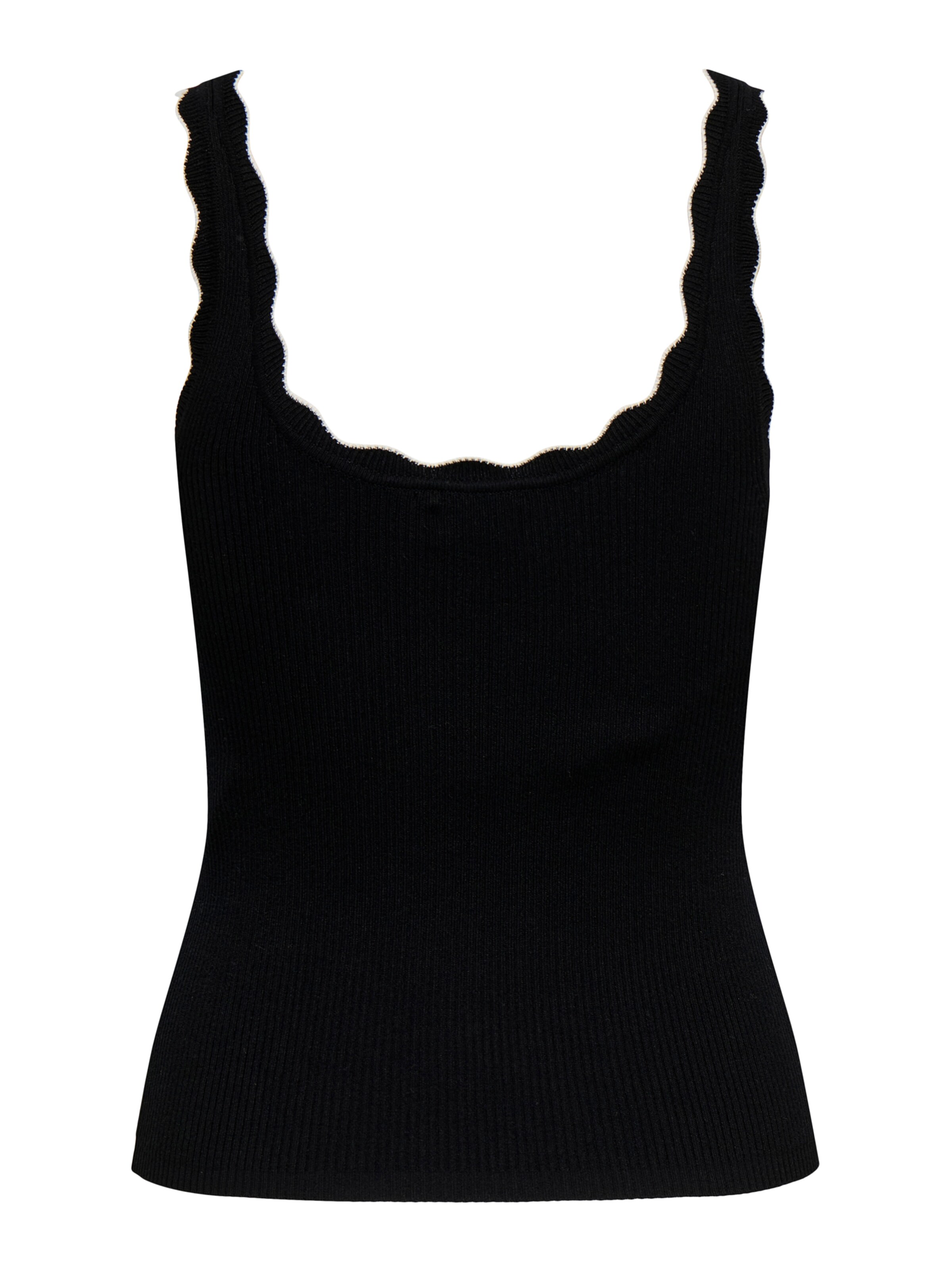 JDY Knitted top 'JDYNANNA' in Black