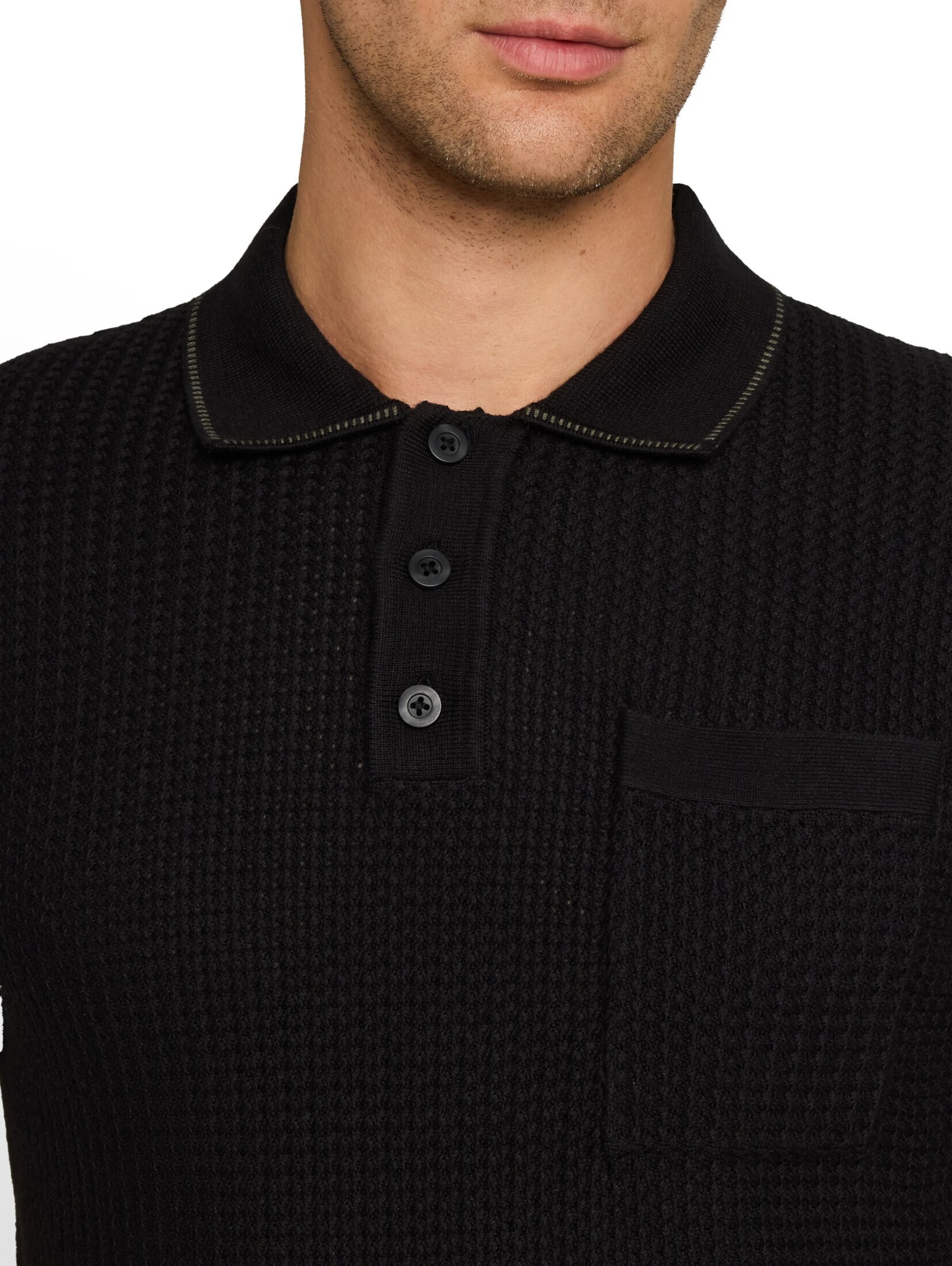TOM TAILOR DENIM Trui in Zwart