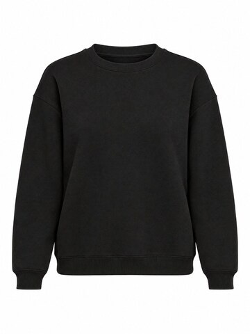 Sweat-shirt Ethiquet en noir : devant