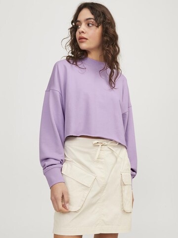 JJXX Sweatshirt 'CAIA ' in Purple: front