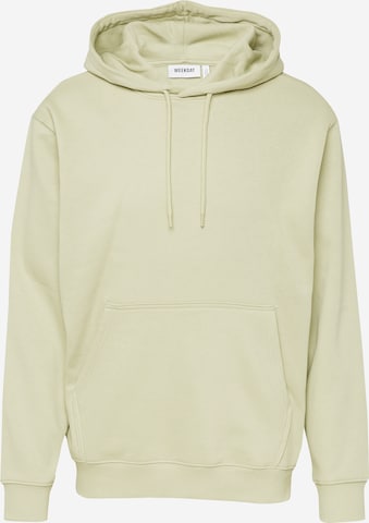 WEEKDAY Sweatshirt in Groen: voorkant