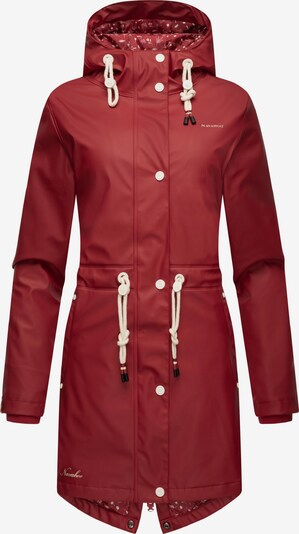 NAVAHOO Weatherproof jacket 'Flower of Ocean' in Blood red / White, Item view