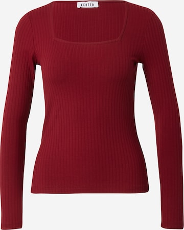 EDITED - Camisa 'Valeria' em vermelho: frente