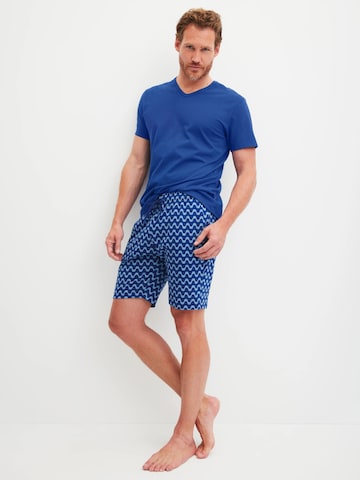 CALIDA Pyjamahose 'RMX Sleep Leisure'‌‌‌‌‌‌‌‌‌ in Blau