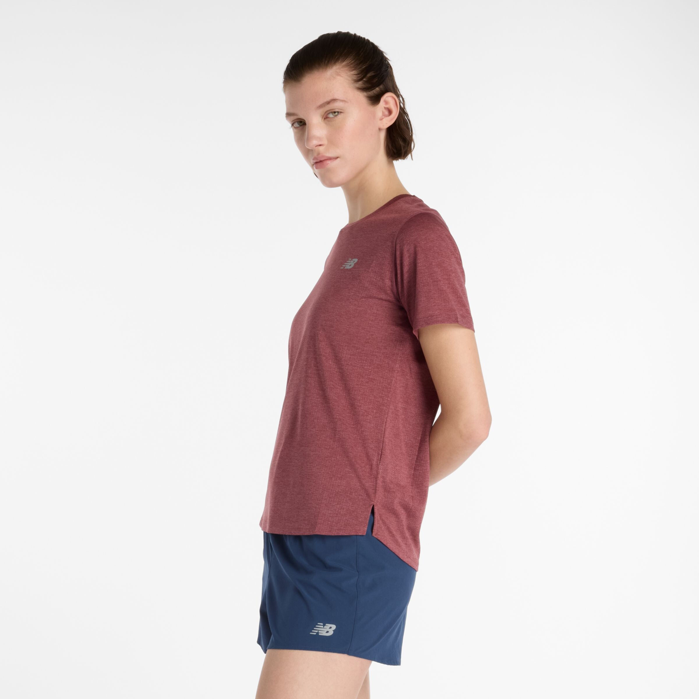 new balance Functioneel shirt 'Athletics' in Rood