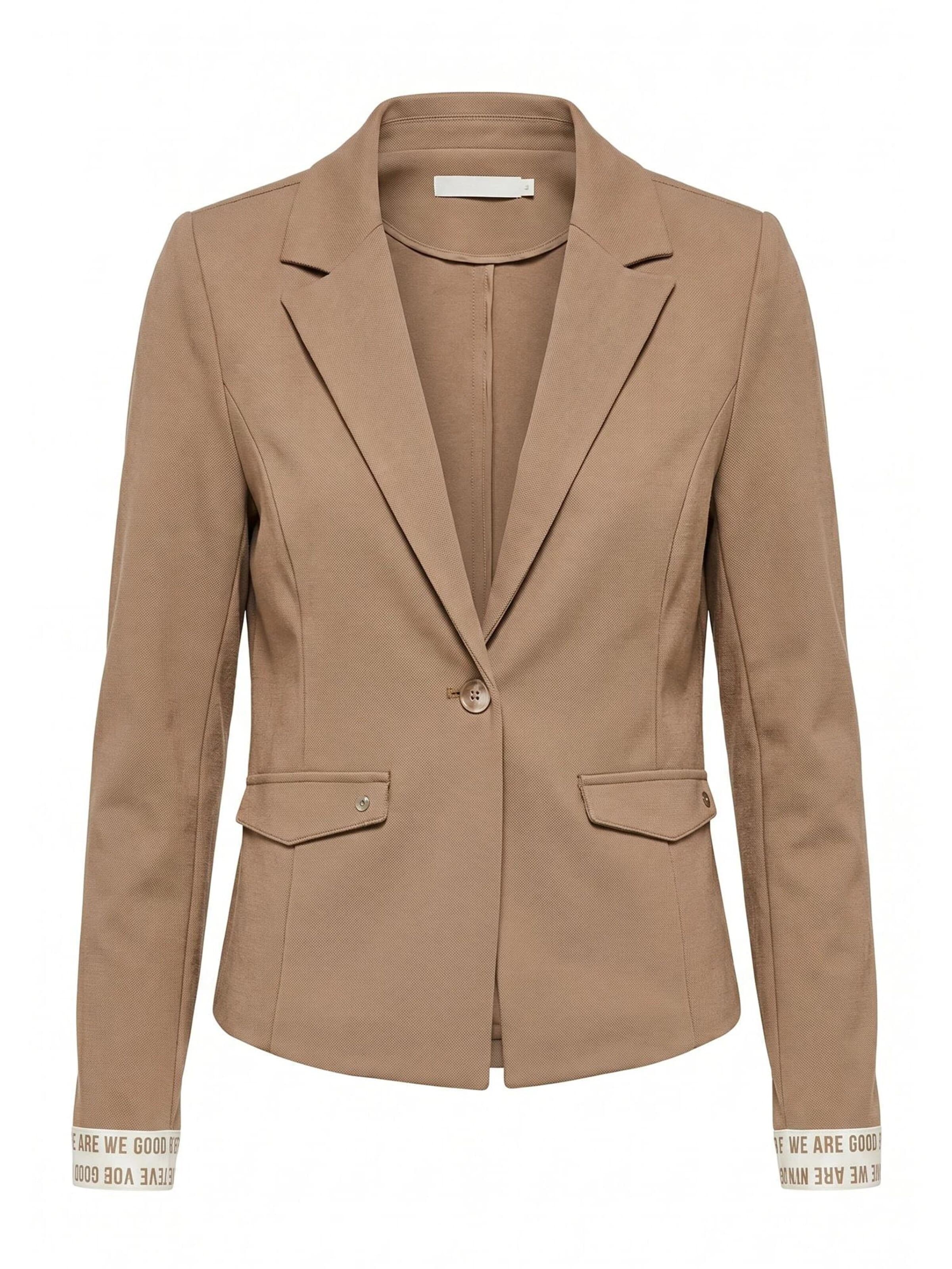 Zhrill Blazer 'ZHTRUDI' in Brown: front