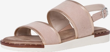 s.Oliver Sandals in Pink: front