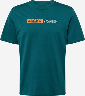 JACK & JONES Тениска в зелено: отпред