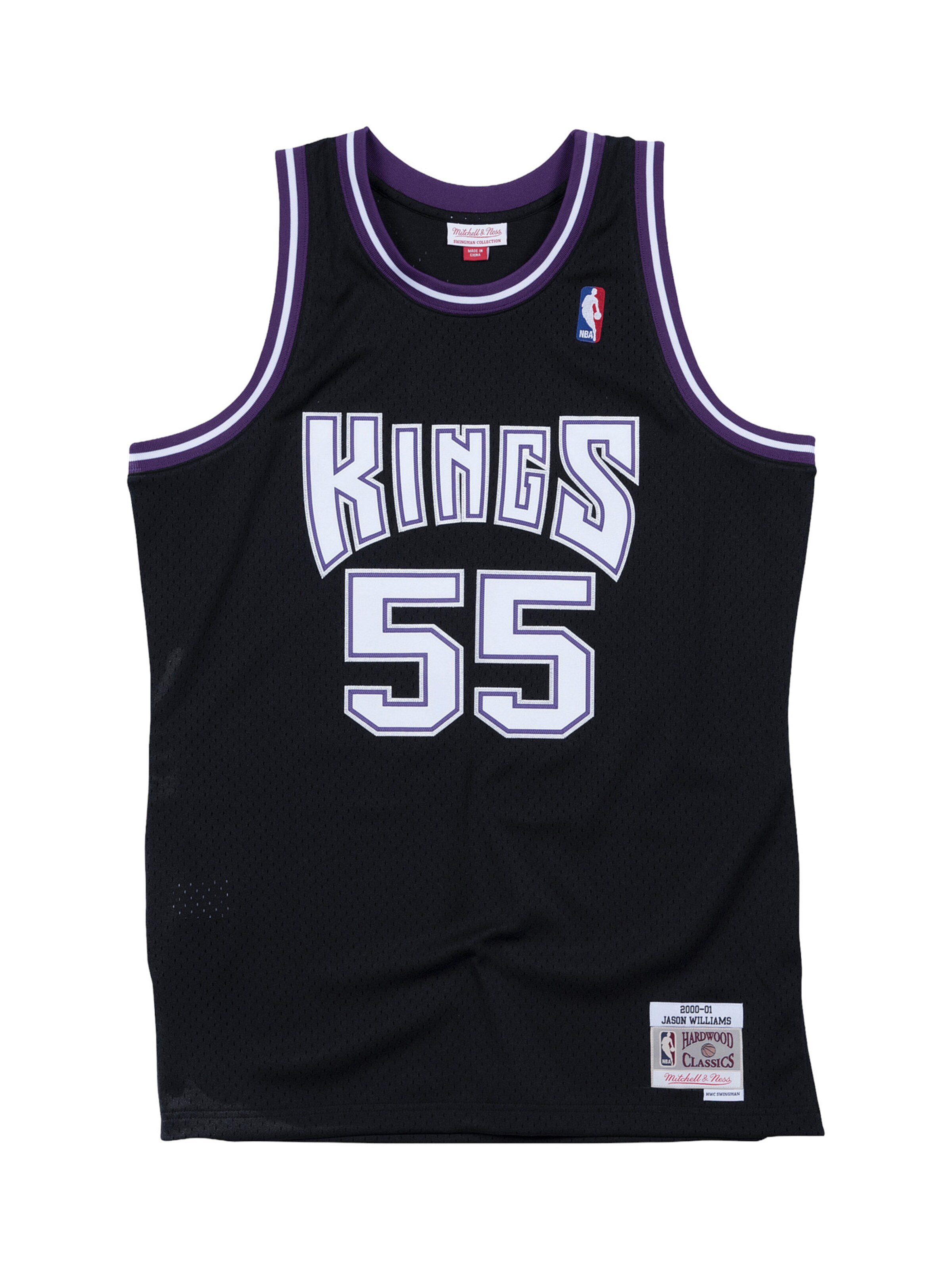Mitchell & Ness Λειτουργικό μπλουζάκι σε μαύρο: μπροστά
