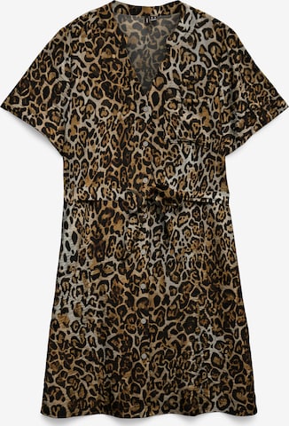 Robe-chemise 'VMJOSIE' VERO MODA en marron : devant