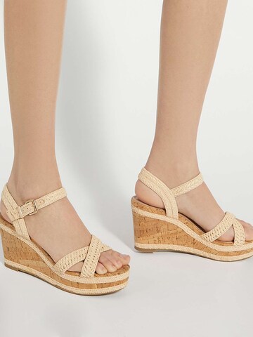 Dune LONDON Sandaal 'Kelisa' in Beige