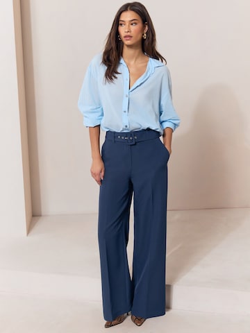 Lipsy Wide Leg Hose in Blau