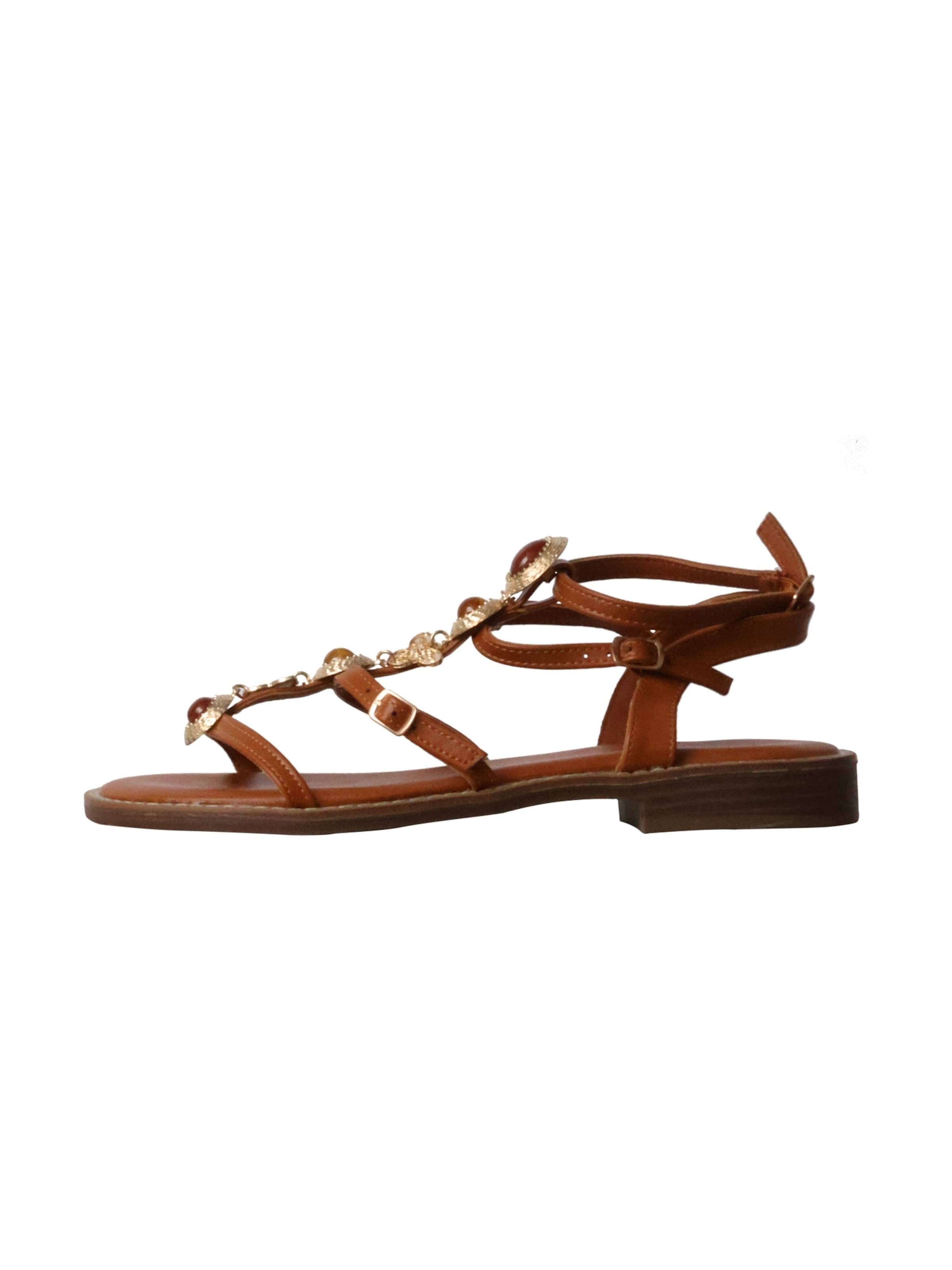 Findlay Sandals in Brown: front