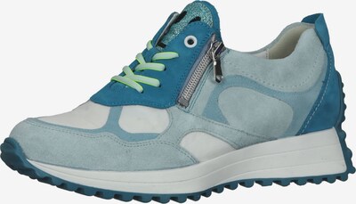 WALDLÄUFER Sneaker in blau / türkis / grün / weiß, Produktansicht