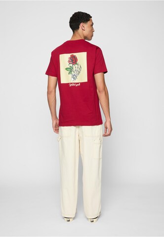 T-Shirt 'Wasted Youth' MT Men en rouge
